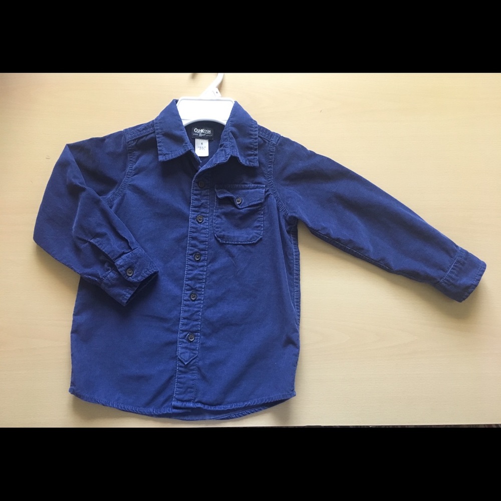 OshKosh Corduroy Long sleeved polo